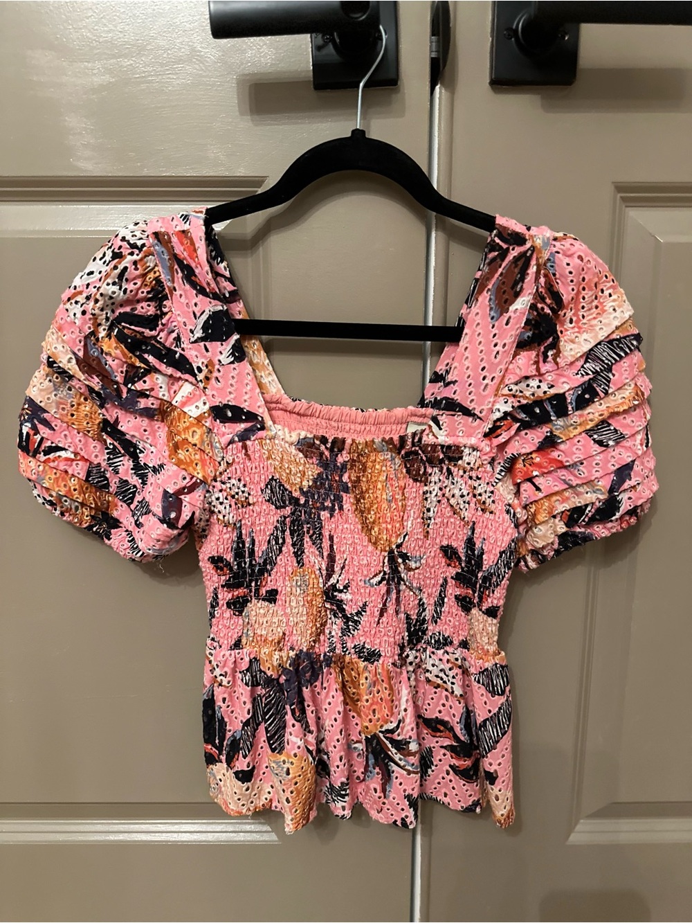 Farm Rio smoked tropical top size xs-s